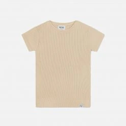 Matona Organic Cotton Rib Suna Tee - Powder SALE