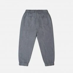 Matona Linen Wilder Pants - Storm Blue