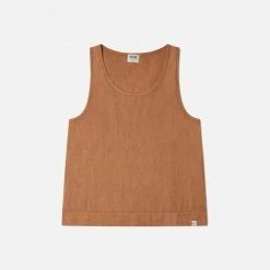 Matona Women's Linen Rosa Tank Top - Hazel