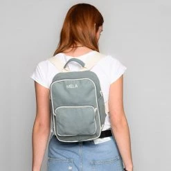 Organic Cotton Mela II Mini Backpack - Teal Bags