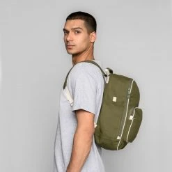Organic Cotton Mela II Backpack - Olive Green