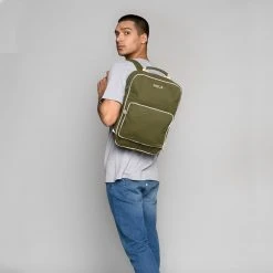 Organic Cotton Mela II Backpack - Olive Green