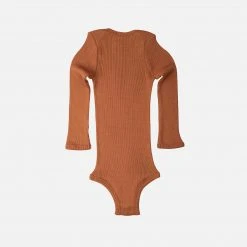 Minimalisma SALE Silk/Cotton Rib Bono LS Body - Rooibos