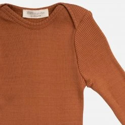 Minimalisma SALE Silk/Cotton Rib Bono LS Body - Rooibos