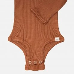 Minimalisma SALE Silk/Cotton Rib Bono LS Body - Rooibos