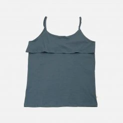 Minimalisma SALE Organic Cotton Ljos Strap Top - Deep Ocean