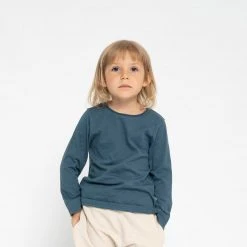 Minimalisma Organic Cotton LS Top - Deep Ocean