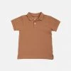 Minimalisma Organic Cotton Piqué SS Eiven Polo Shirt - Nougat