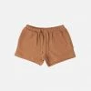 Minimalisma SALE Organic Cotton Piqué Ejby Shorts - Nougat