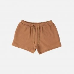 Minimalisma SALE Organic Cotton Piqué Ejby Shorts - Nougat