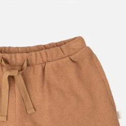 Minimalisma SALE Organic Cotton Piqué Ejby Shorts - Nougat