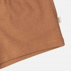 Minimalisma SALE Organic Cotton Piqué Ejby Shorts - Nougat