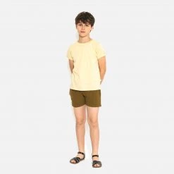 Minimalisma Organic Cotton Piqué Ejby Shorts - Seaweed
