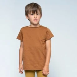 Minimalisma Organic Cotton SS Lin Tee - Amber