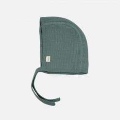 Minimalisma SALE Silk/Cotton Rib Bloom Bonnet - Jade