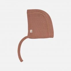 Minimalisma Silk/Cotton Rib Bloom Bonnet - Nougat SALE