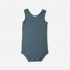 Minimalisma Organic Cotton Sleeveless Nap Body - Deep Ocean