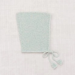 Misha & Puff Cotton & Linen Pima Cotton Cottonseed Bonnet - Steel Blue