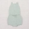 Misha & Puff Pima Cotton Cottonseed Starfish Sunsuit - Steel Blue Cotton & Linen