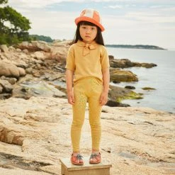 Misha & Puff Pima Cotton Elsa Short Sleeve Sweater - Root