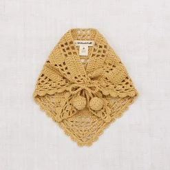 Misha & Puff Hand Crochet Pima Cotton Kerchief - Root Cotton & Linen