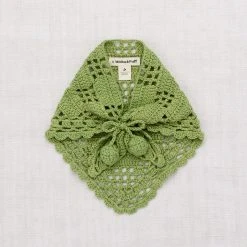 Misha & Puff Hand Crochet Pima Cotton Kerchief - Willow Cotton & Linen