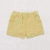 Misha & Puff Cotton & Linen Pima Cotton Cycling Shorts - Root Wild Daisy