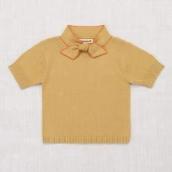 Misha & Puff Pima Cotton Elsa Short Sleeve Sweater - Root