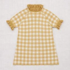 Misha & Puff Cotton & Linen Pima Cotton Picnic Ruffle Dress - Root