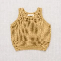 Misha & Puff Pima Cotton Net Stitch Tank - Root Cotton & Linen