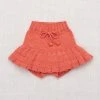 Misha & Puff Cotton & Linen Hand Knit Pima Cotton Skating Pond Skirt - Melon