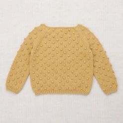 Misha & Puff Hand Knit Pima Cotton Summer Popcorn Sweater - Root Cotton & Linen