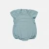 Monkind Organic Cotton Puff Romper - Sky