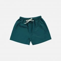 Monkind Organic Cotton/Linen Shorts - Ocean