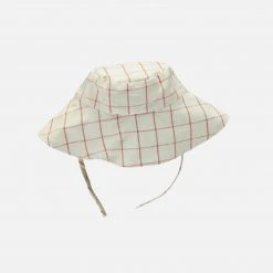 Monkind SALE Organic Cotton/Linen Sun Hat - Tomato Net