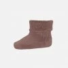 MP Baby Wool Wool/Cotton Terry Baby Socks - Brown Sienna