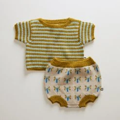 Oeuf Cotton Clover Bloomer Set - Hemp SALE