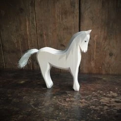 Ostheimer Toys Handcrafted White Horse
