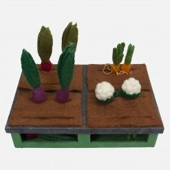 Papoose Toys Felted Wool Grow A Garden - Set Of 16
