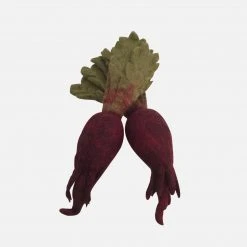 Papoose Toys Felted Wool Beetroot - Set Of 2