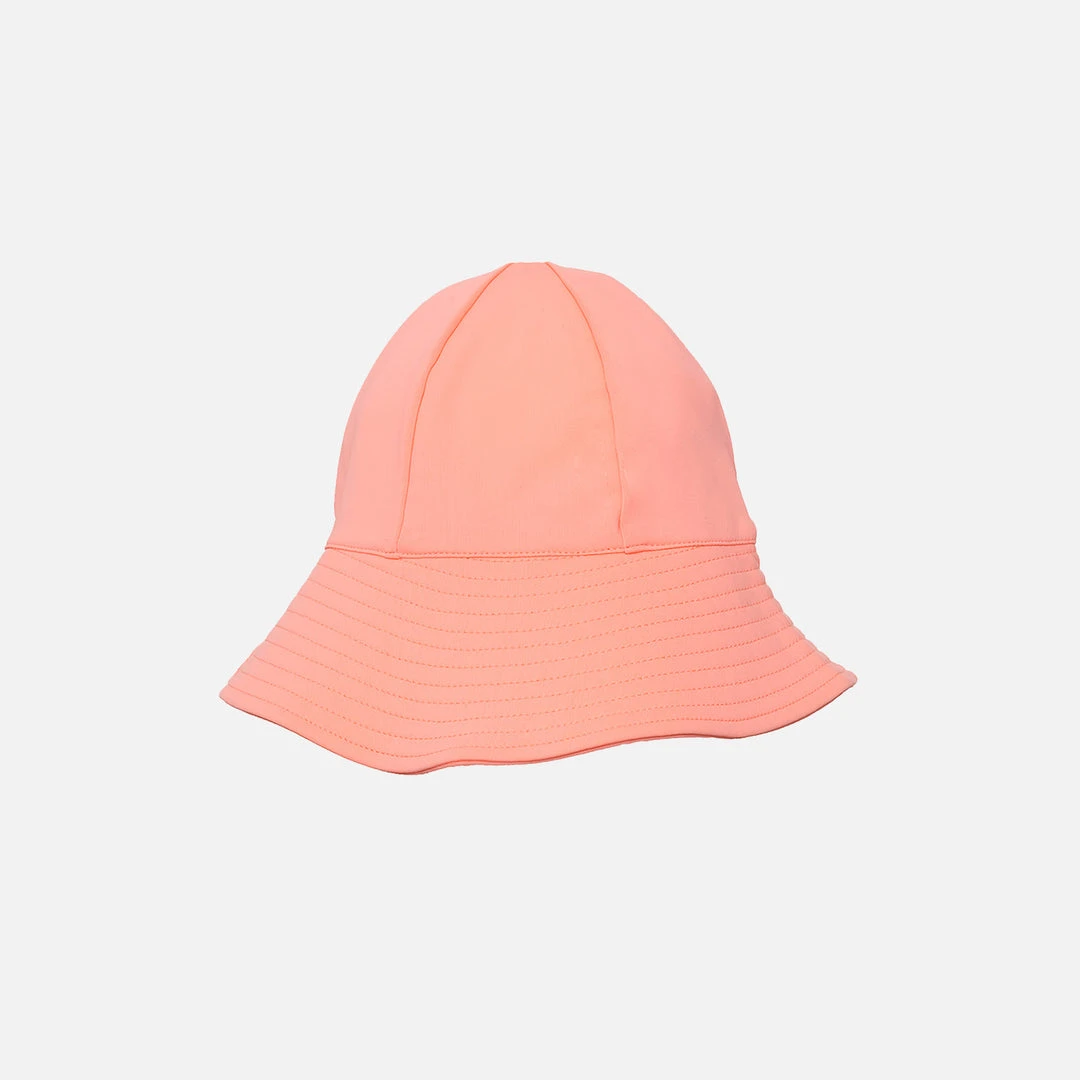 Petit Crabe Frey UV Swim Sun Hat - Coral Cotton & Linen