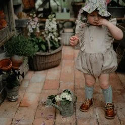 Petit Nord Shoes Scallop Windmill Boots - Cognac