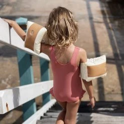 Petites Pommes Cotton & Linen Alex Inflatable Armbands - Dolce