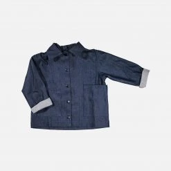 P Denim Cotton Denim Jacket - Indigo