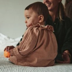 Poudre Organic SALE Organic Cotton Charme LS Blouse - Maple Sugar