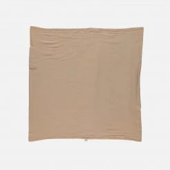 Poudre Organic Home & Baby Care Organic Cotton Tamaris Pillow Case - Maple Sugar - Various Sizes