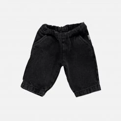 Poudre Organic Organic Cotton Denim Pomelos Trousers - Noir SALE