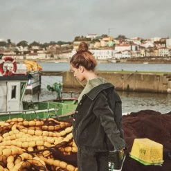 Poudre Organic SALE Organic Cotton Denim Mure Jacket - Noir