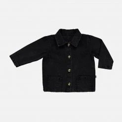 Poudre Organic SALE Organic Cotton Denim Mure Jacket - Noir