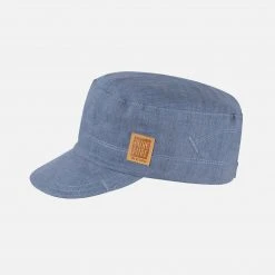 Pure Pure Linen Sun Cap - Blue
